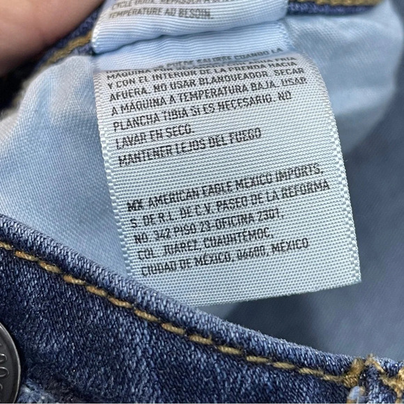 American eagle super stretch skinny jeans size 4 long - Picture 6 of 12